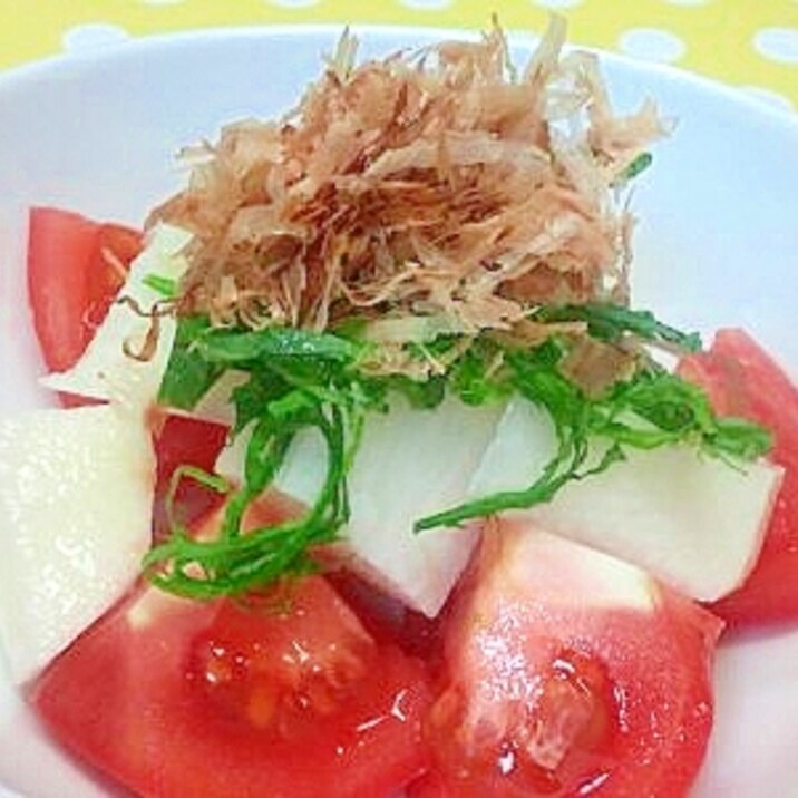 長芋＆トマトのサラダ